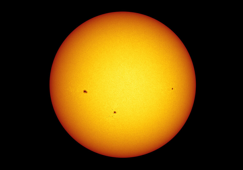 a full portrait of the sun, highlight the cycles of the sun