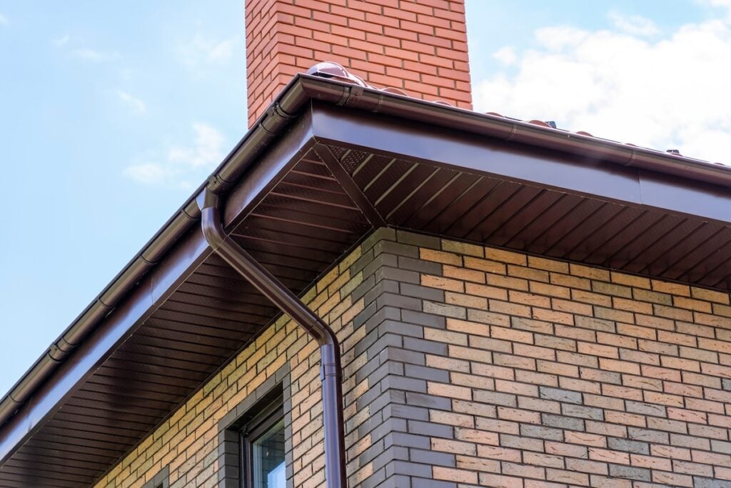 metal soffit with ventilation holes