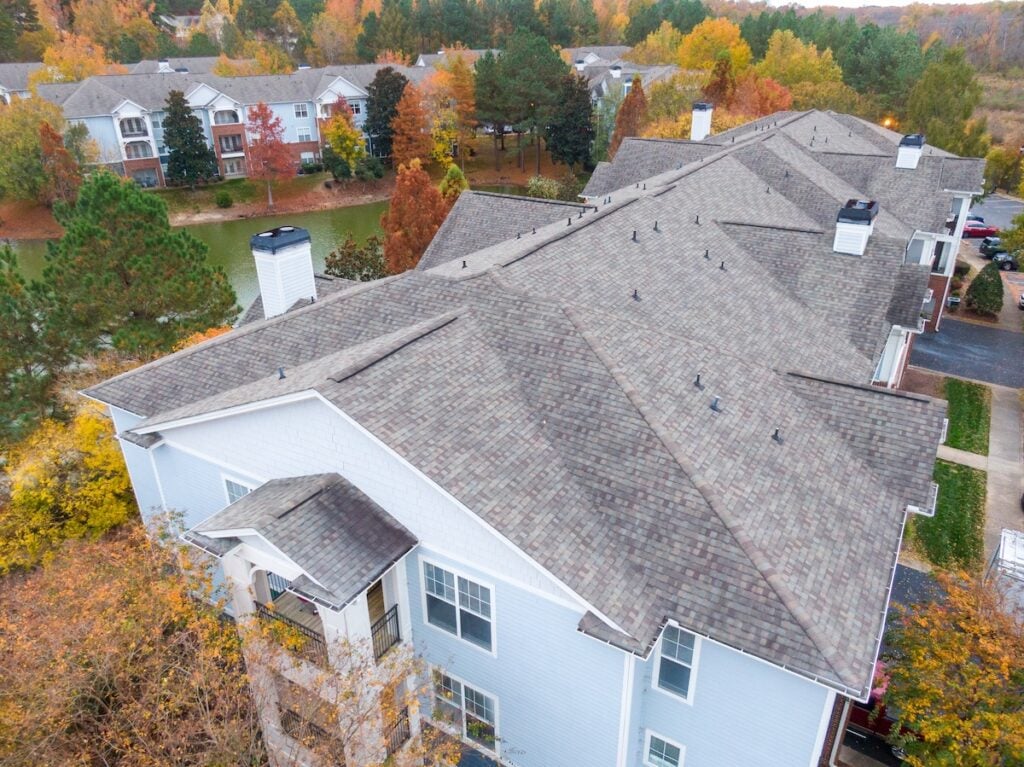 new roof one house
