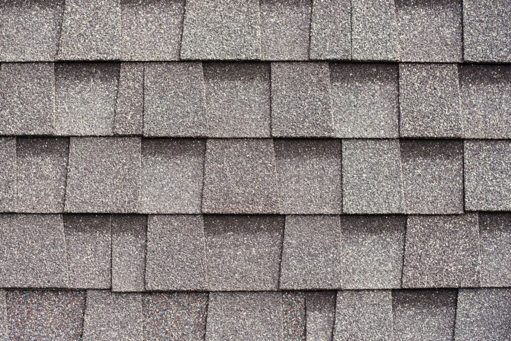 close-up architectural shingles