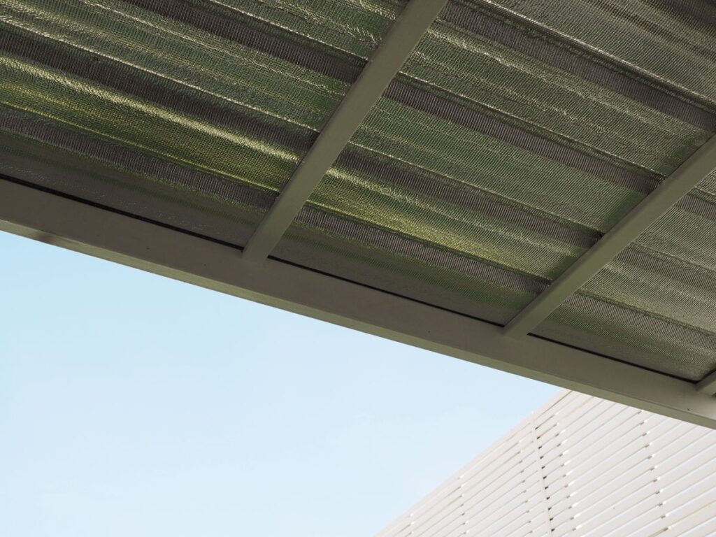 metal roof vapor barrier foil under metallic sheets