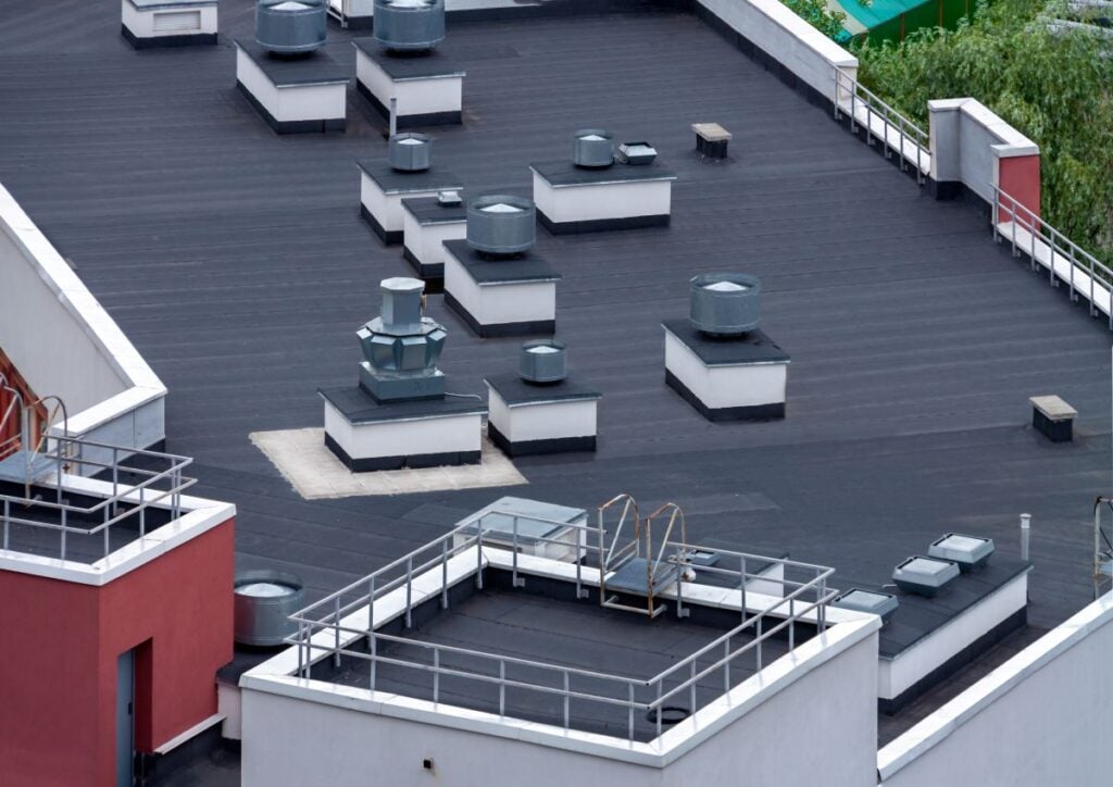 flat roof replacement bitumen coat 