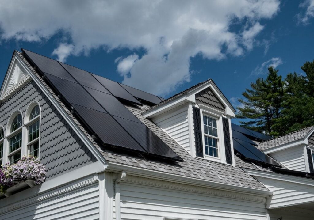 how many solar panels do i need big house white siding