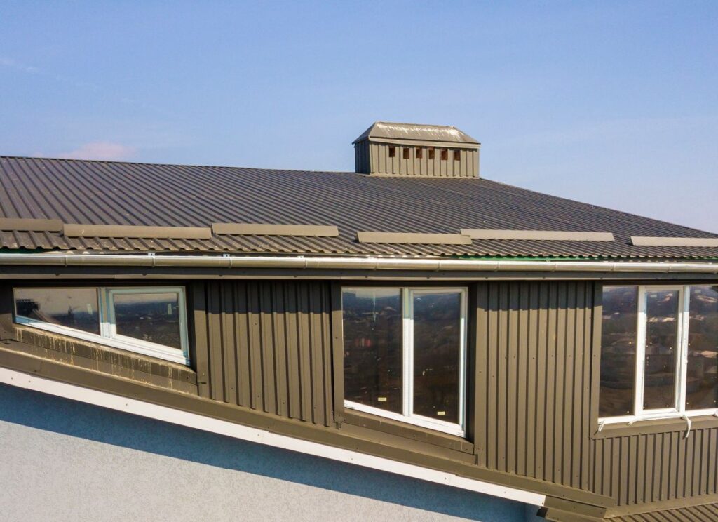 metal siding on a residential building