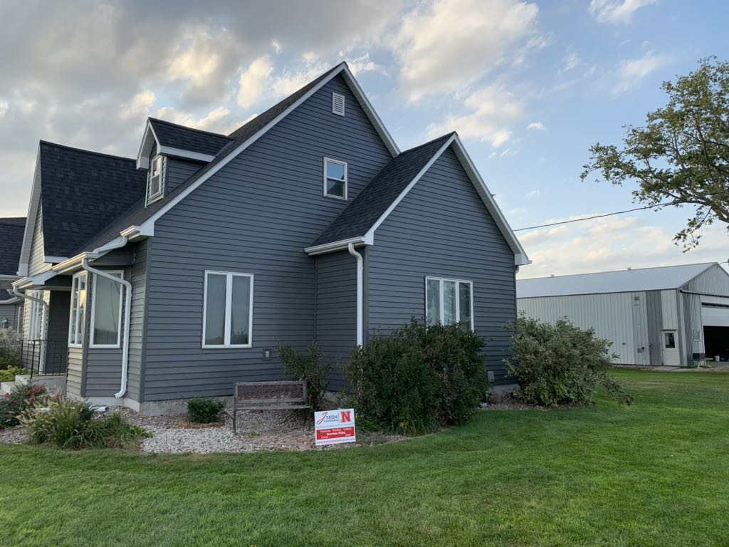 siding colors for house blue siding combining with blue shingles roof