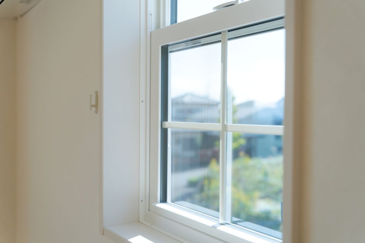 double hung vs casement windows view inside house white frame