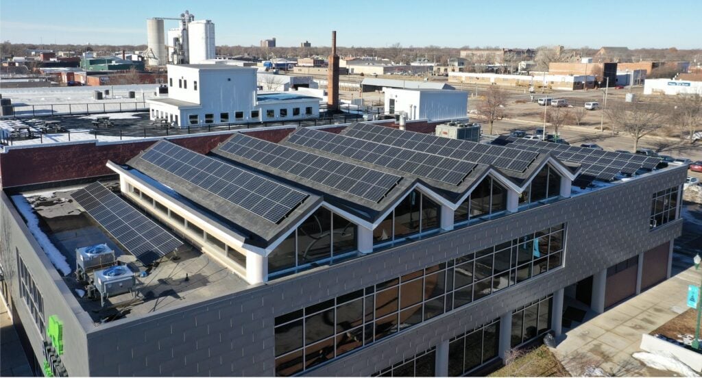 commercial solar tax credit big house flat roof